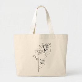Bolsa Tote Grande Simplesmente Floral