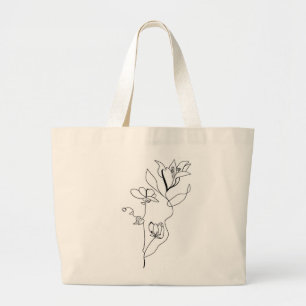 Bolsa Tote Grande Simplesmente Floral