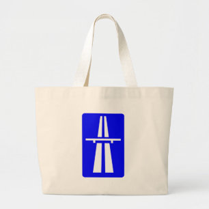 Bolsa Tote Grande Sinal da estrada