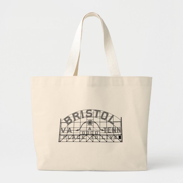 Bolsa Tote Grande Sinal de Bristol (Frente)