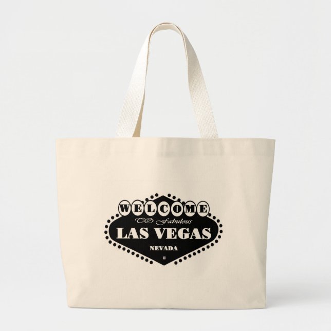 Bolsa Tote Grande Sinal de Las Vegas Clássico Tote Bag (Frente)