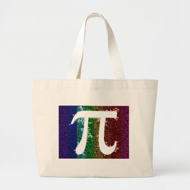 Bolsa Tote Grande Sinal do Pi elétrico (Frente)