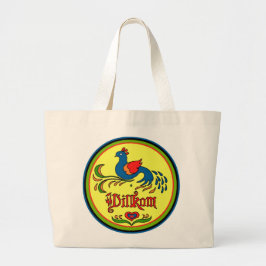 Bolsa Tote Grande Sinal hexadecimal de boas-vindas