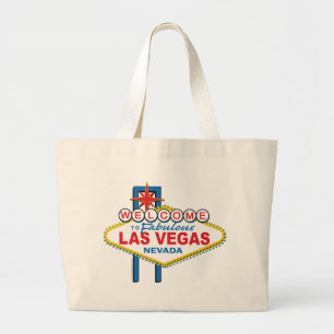 Bolsa Tote Grande Sinal retro de Las Vegas