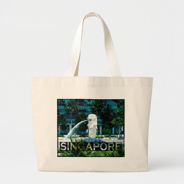 Bolsa Tote Grande Singapura (Frente)