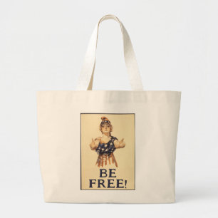 Bolsa Tote Grande Sinta-se livre!