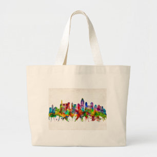 Bolsa Tote Grande Skyline de Cincinnati Ohio