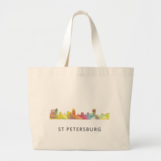 BOLSA TOTE GRANDE SKYLINE WB1 DE ST PETERSBURG FLORIDA - (Frente)