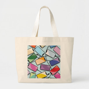 Bolsa Tote Grande Smartphones com um entalhe