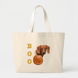 Bolsa Tote Grande Smooth Dachshund Boo