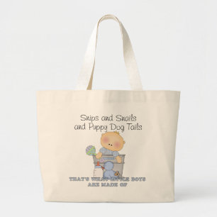 Bolsa Tote Grande Snips e saco da fralda das caudas dos caracóis e