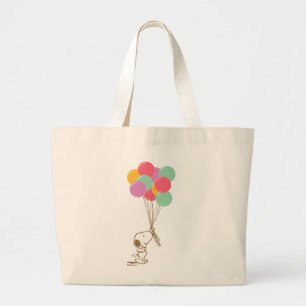 Bolsa Tote Grande Snoopy e Balões