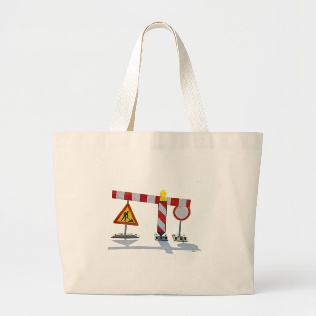 Bolsa Tote Grande sob a construção (Frente)