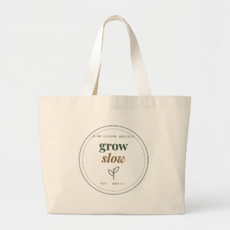 Bolsa Tote Grande Sociedade de Vida Lenta Grow Slow Tote Botânico Ju