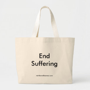 Bolsa Tote Grande Sofrimento do fim - saco