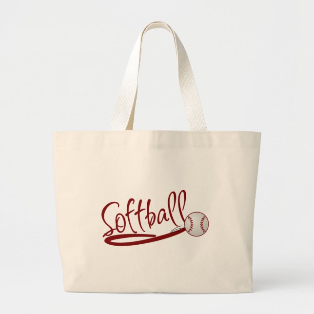 Bolsa Tote Grande Softball (Frente)