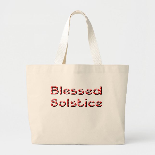 Bolsa Tote Grande Solstício Abençoado (Frente)