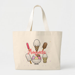 Bolsa Tote Grande Sonho de sorvete