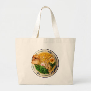 Bolsa Tote Grande Sopa de Pork Ramen Noodle