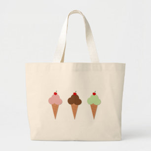 Bolsa Tote Grande Sorvete Trio