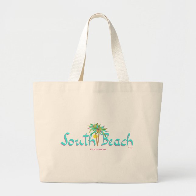 Bolsa Tote Grande South Beach Sun Miami (Frente)