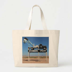 Bolsa Tote Grande Souvenir Personalizado do Pedy Outback Coober