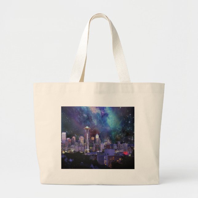 Bolsa Tote Grande Spacey Seattle (Frente)
