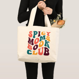 Bolsa Tote Grande Spicy Mães Club Souvenir Retro Style Groovy