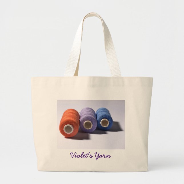 Bolsa Tote Grande Spools da barra de ferramentas Jumbo personalizada (Frente)