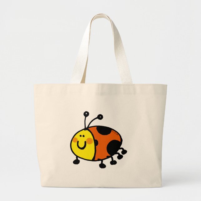Bolsa Tote Grande Spotty Ladybug (Frente)