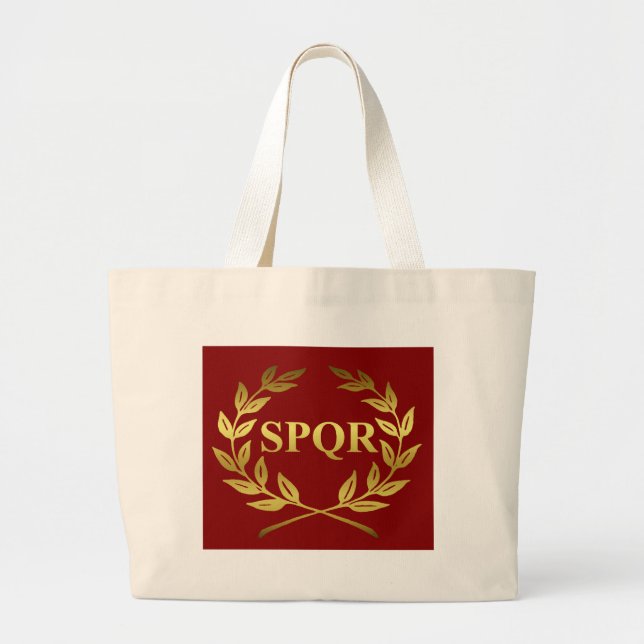BOLSA TOTE GRANDE SPQR (Frente)