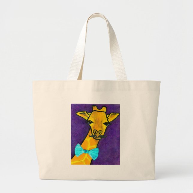 Bolsa Tote Grande Sr. Imaginação Girafa (Frente)