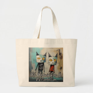 Bolsa Tote Grande Sr. Meowington & Sra. Purrfection