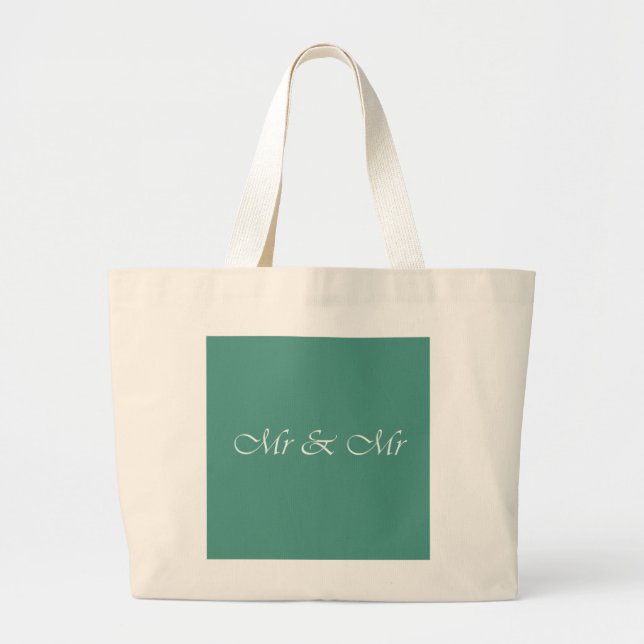 Bolsa Tote Grande Sr. & Typografia (Frente)