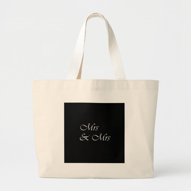 Bolsa Tote Grande Sra. e Sra. (Frente)