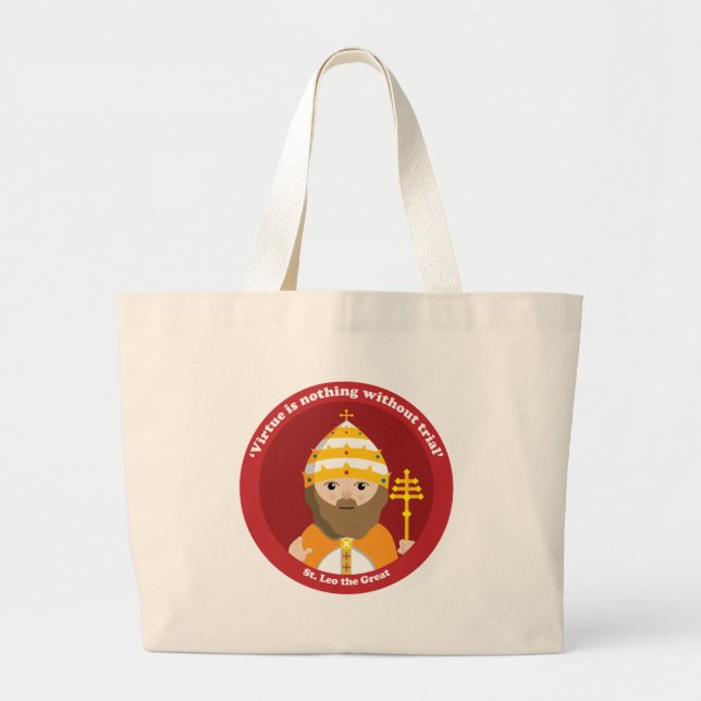 Bolsa Tote Grande St. Leo o excelente (Frente)
