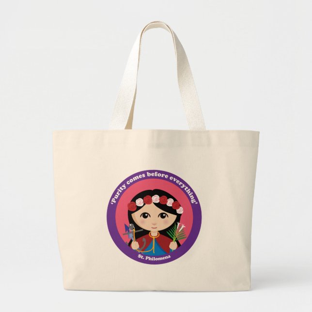 Bolsa Tote Grande St. Philomena (Frente)