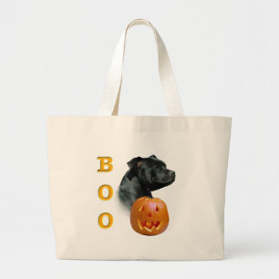 Bolsa Tote Grande Staffordshire Bull Terrier Boo