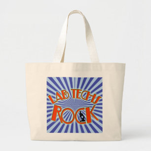 BOLSA TOTE GRANDE STARBURST LAB TECHS ROCK (CIENTISTA LABORATORIAL)