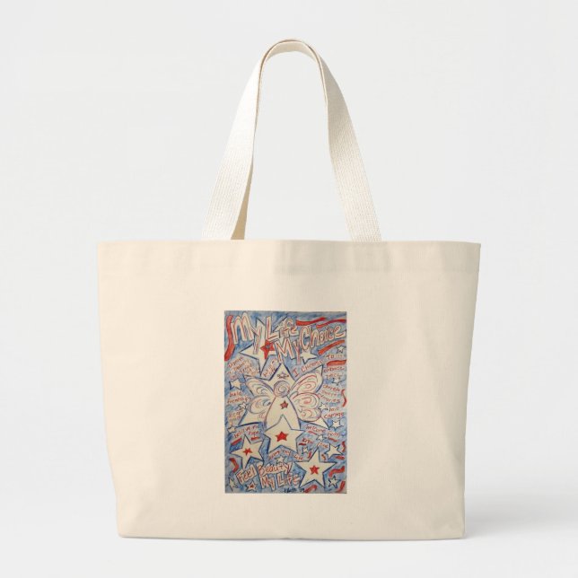 Bolsa Tote Grande Stars & Stripes Angel (Frente)