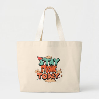 Bolsa Tote Grande Stay Strong Today