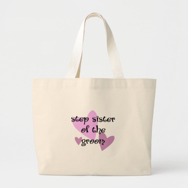 Bolsa Tote Grande Step Sister of the Groom (Frente)