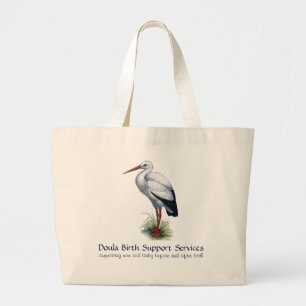 Bolsa Tote Grande Stork Doula Ou Promocional De Parteira