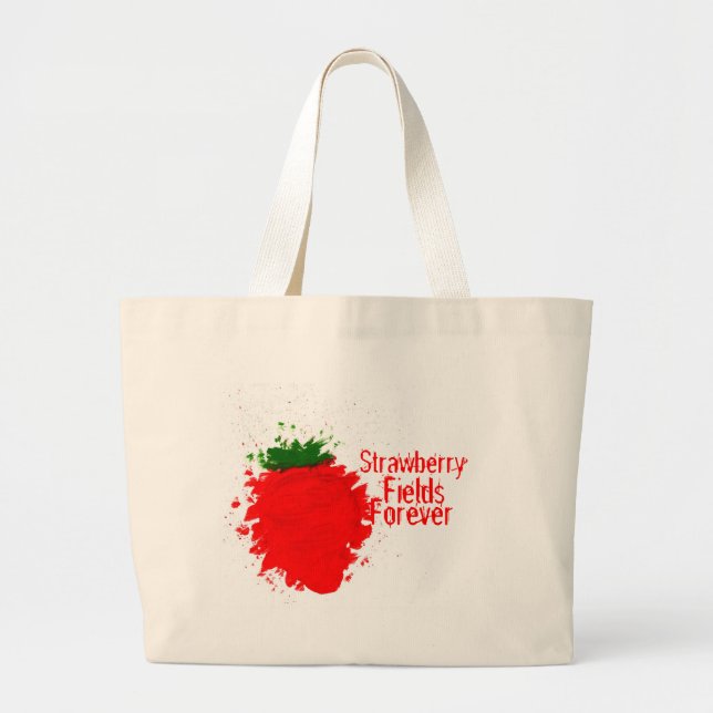 Bolsa Tote Grande Strawberry Fields (Frente)