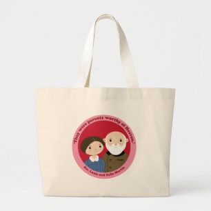 Bolsa Tote Grande Sts. Louis e Zelie Martin