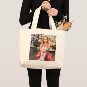 BOLSA TOTE GRANDE SUA FOTO PARA BOLSA, PERSONALIZE
