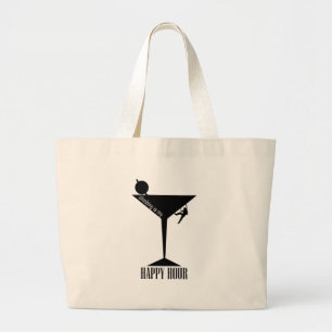 Bolsa Tote Grande Subir É Minha Feliz Hora