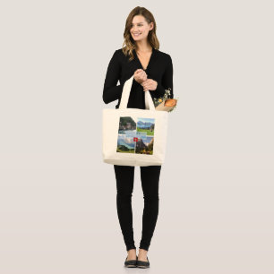 Bolsa Tote Grande Suiça CH - Interlaken - Lago Thun - Thunerse