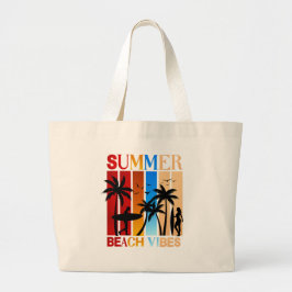 Bolsa Tote Grande Summer Beach Vibes