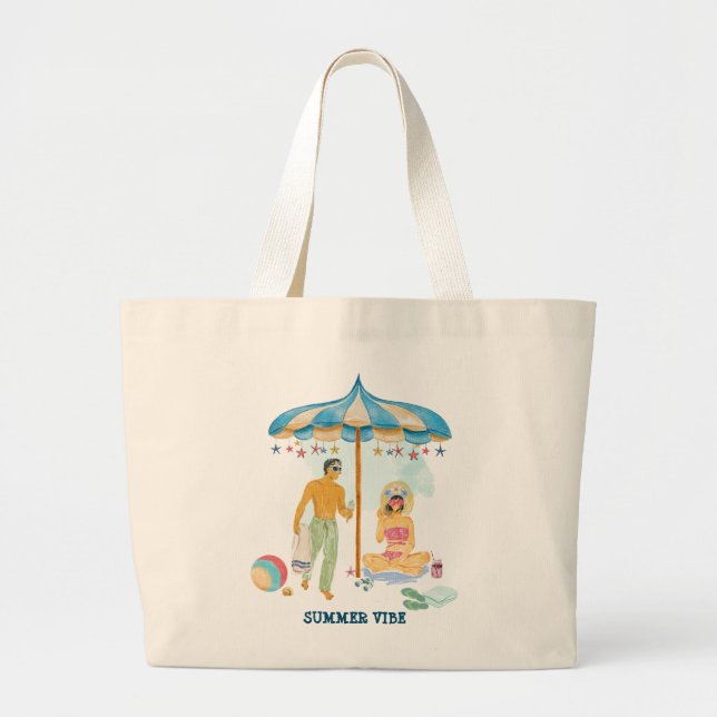 BOLSA TOTE GRANDE SUMMMER VIBE TOTE BAG (Frente)
